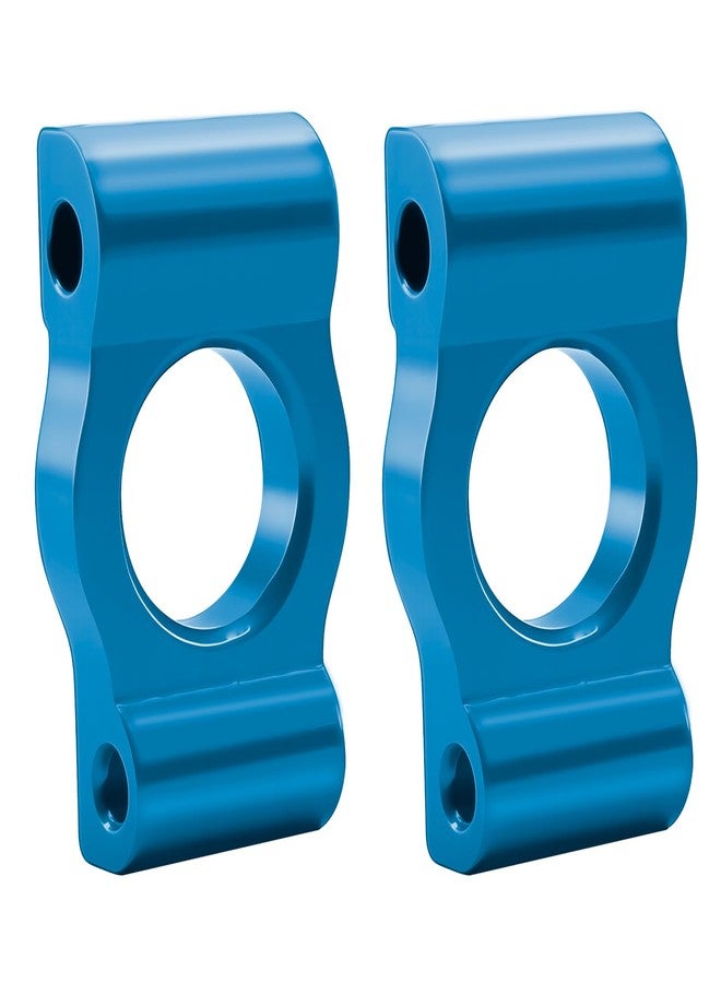 FSDKEDUF Aluminum Caster Blocks & C-Hubs for RC Car for WLtoys 244016, Losi Micro-B & Micro-T - Durable CNC Upgrade Parts RC Car Accessories for Performance & Replacement (Blue) - Image 1
